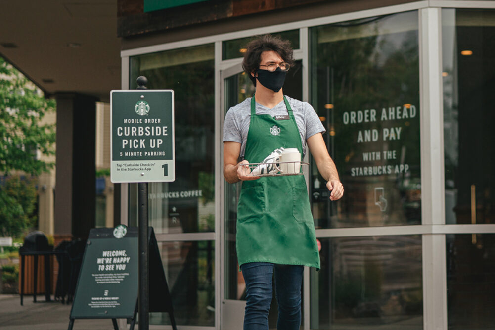 Starbucks curbside pickup