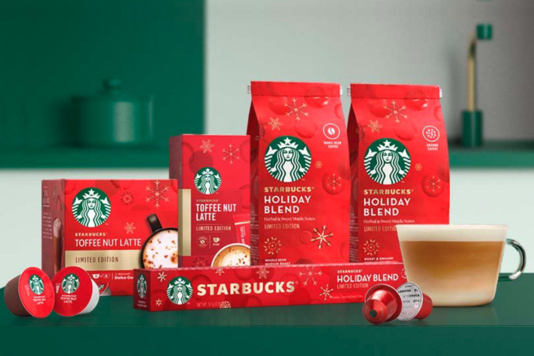Nestle Starbucks Holiday Coffees and Favorites products