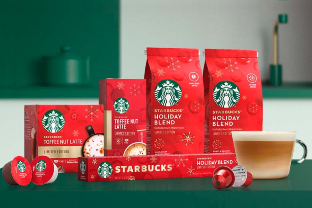 Starbucks holiday coffee debuts at retail 20201008 Food Business News