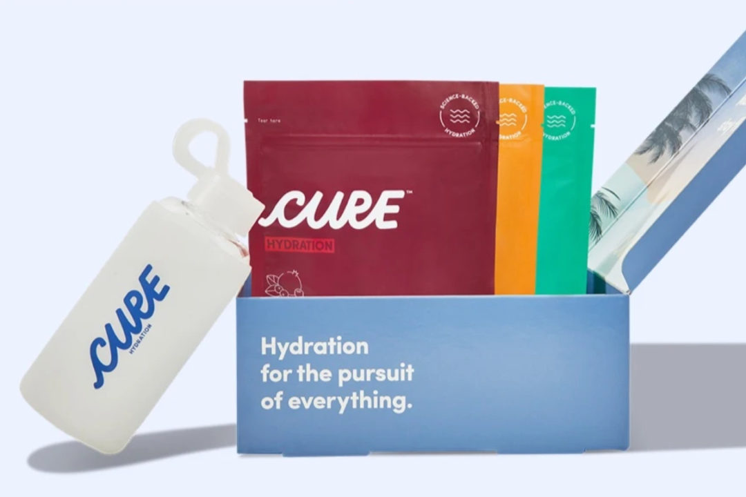 Cure Hydration beverage mixes