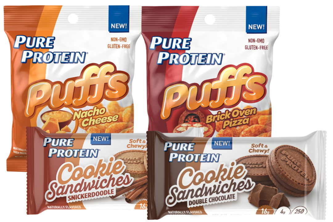 Pure Protein Puffs and Cookie Sandwiches