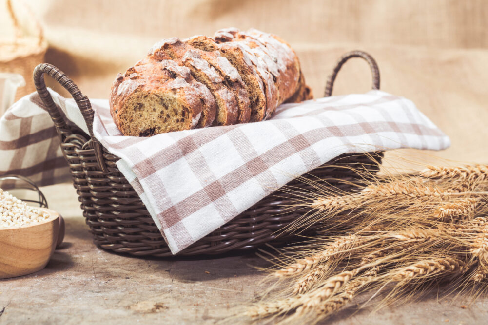 Bread in basket