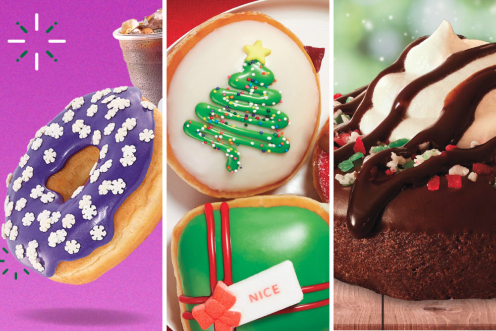 New holiday donuts from Dunkin', Krispy Kreme and Tim Hortons