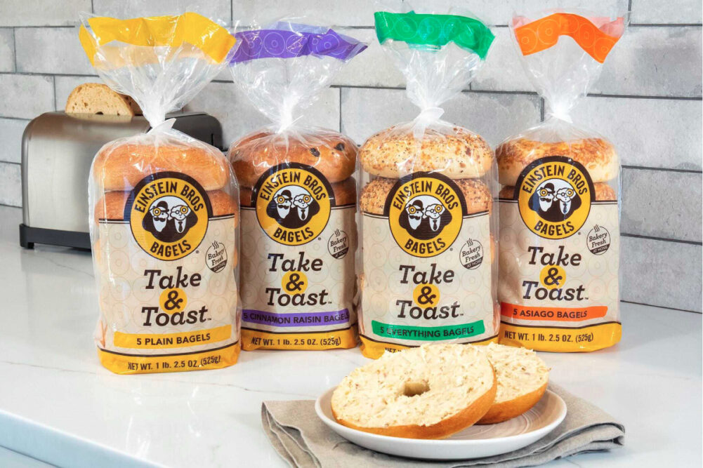 Einstein Bros. Bagels Take & Toast bagels