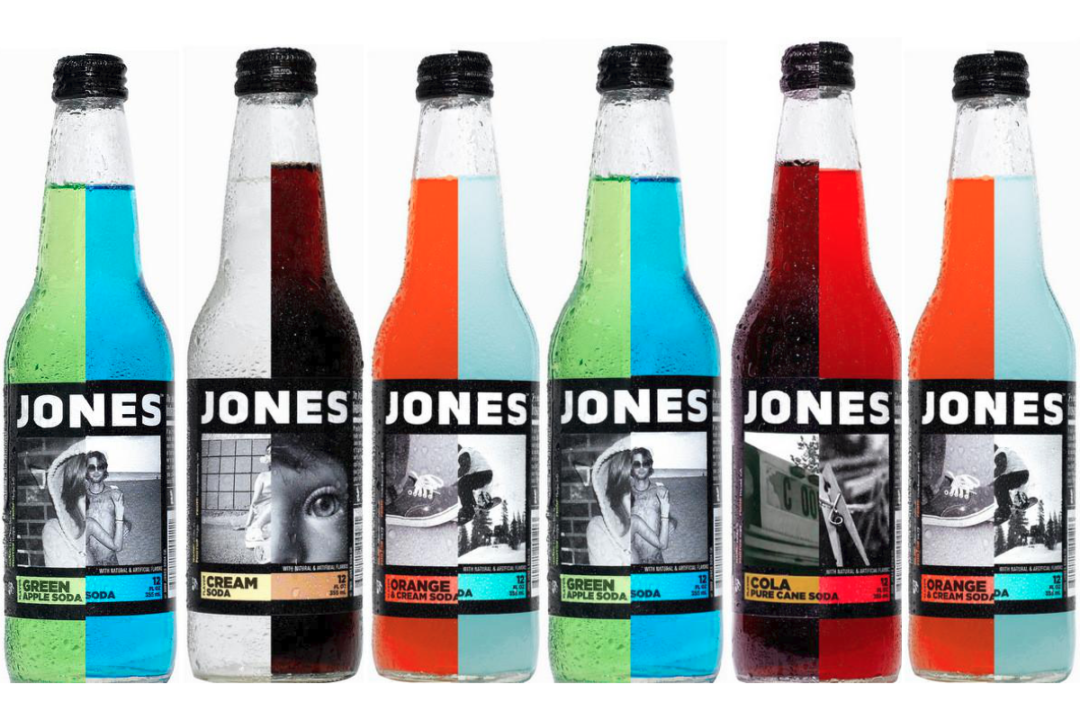 Jones Soda bottles