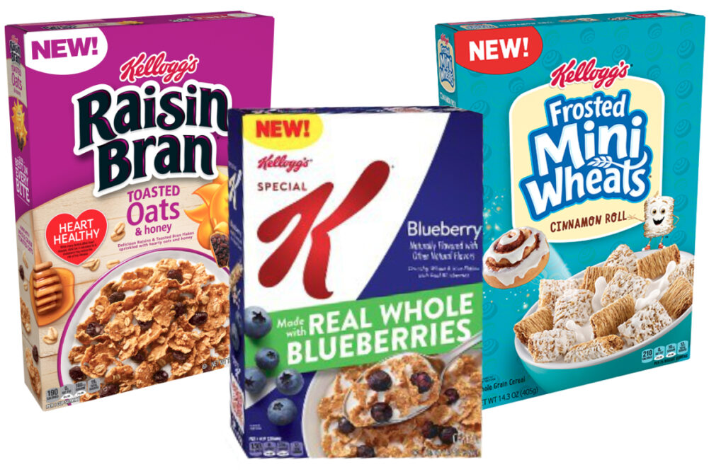 Kellogg's whole grain cereals