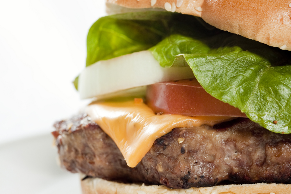 refrigerated plant-based burger patty