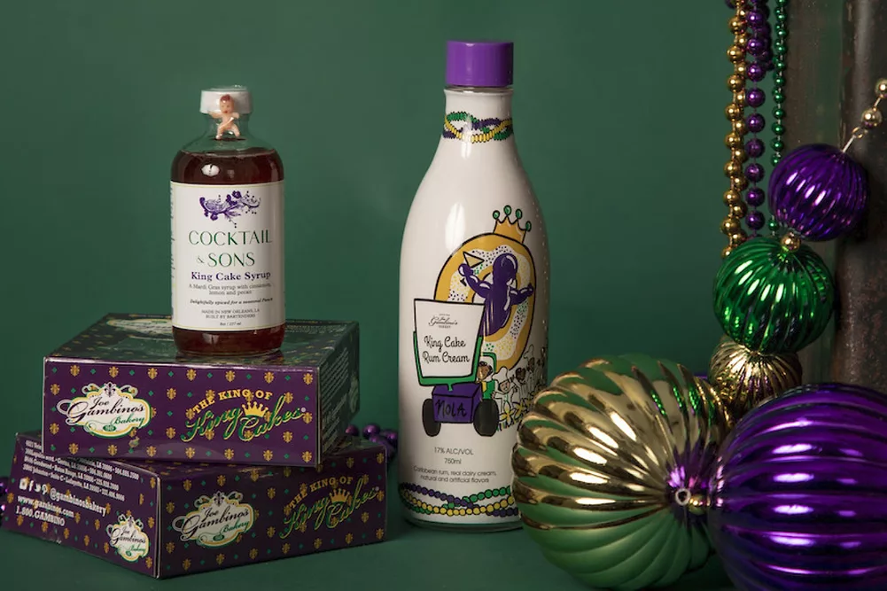 Gambino’s King Cake Rum Cream
