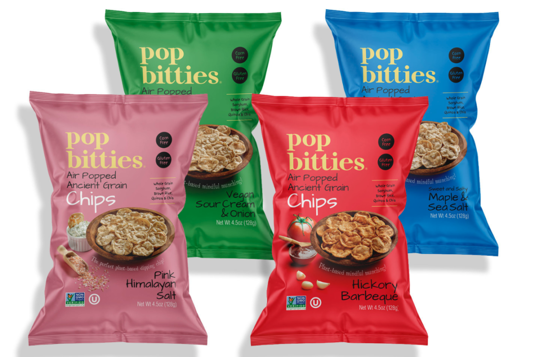 Mark's Mindful Munchies' Pop Bitties air-popped chips