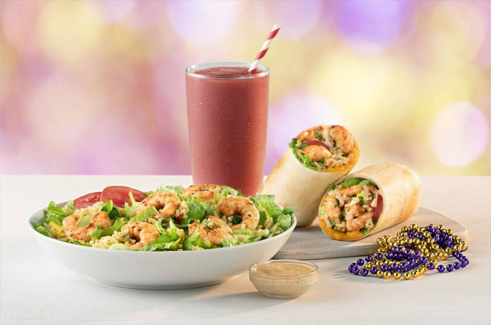 Tropical Smoothie Cafe Mardi Gras menu items