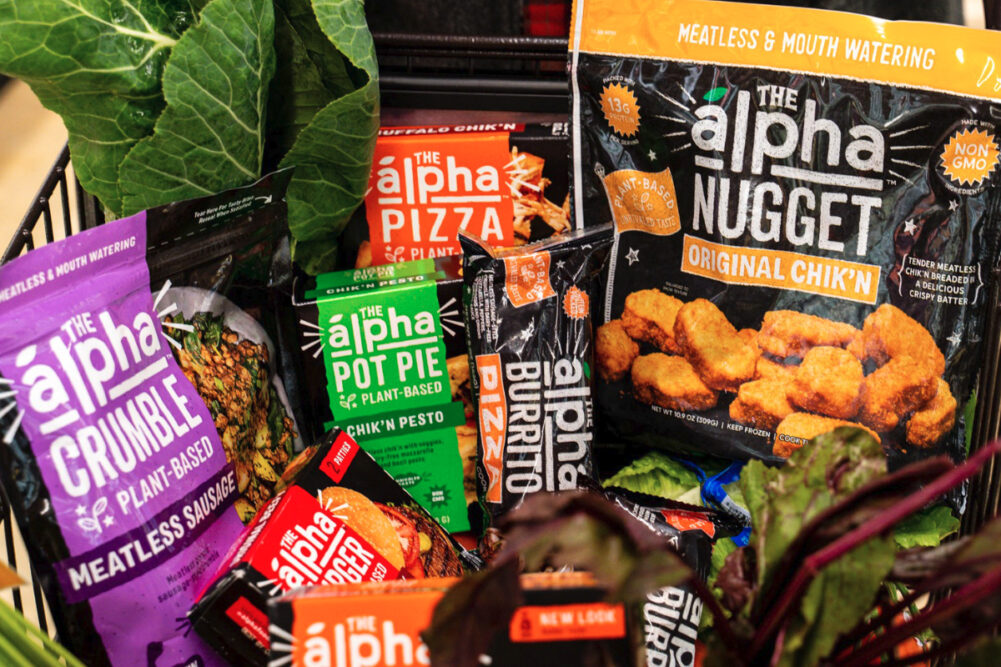 Alpha Farms plant-based frozen foods