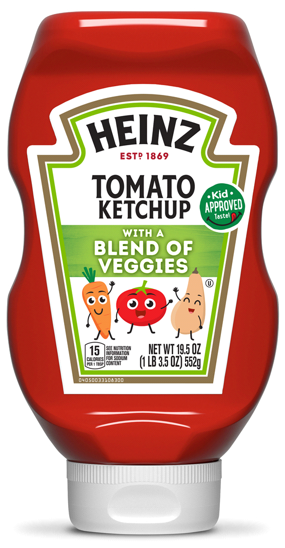 Heinz veggie ketchup
