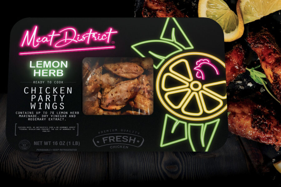 Meat District Lemon Herb wings
