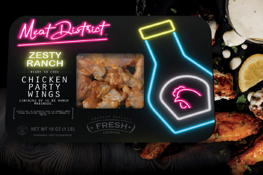 Meat District Zesty Ranch wings
