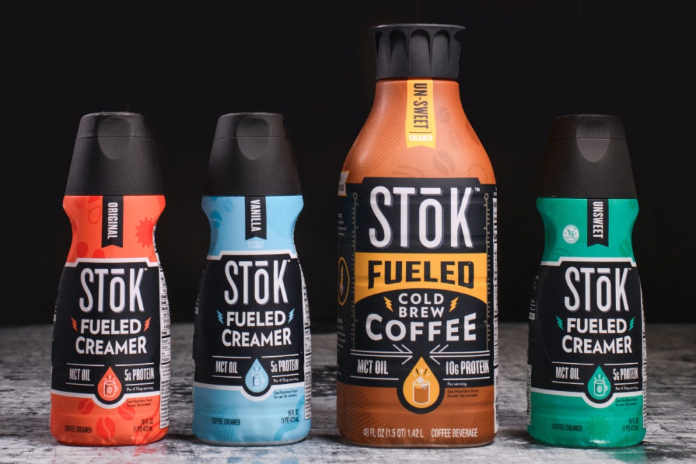 Stok Fueled cold-brew coffee and creamers