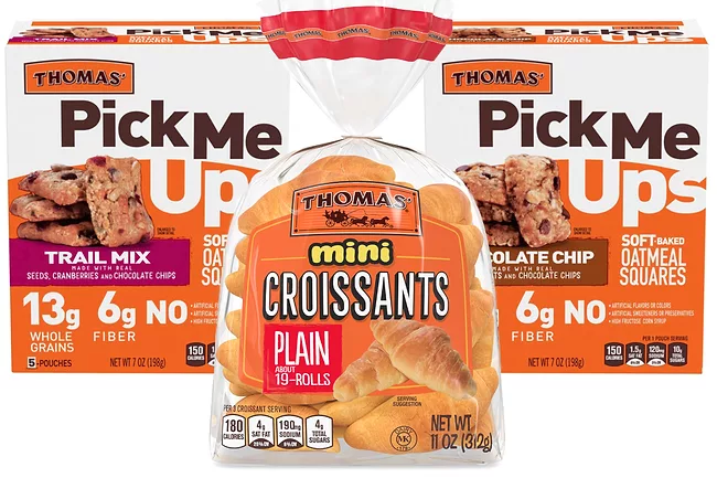 Thomas' Pick Me Ups and Mini Croissants