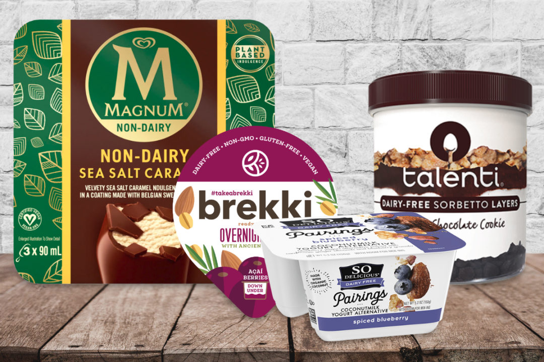 New dairy-free products from Unilever, Danone, Brekki