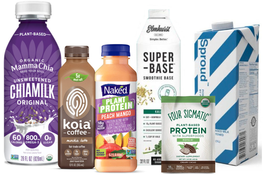 Plant protein beverages