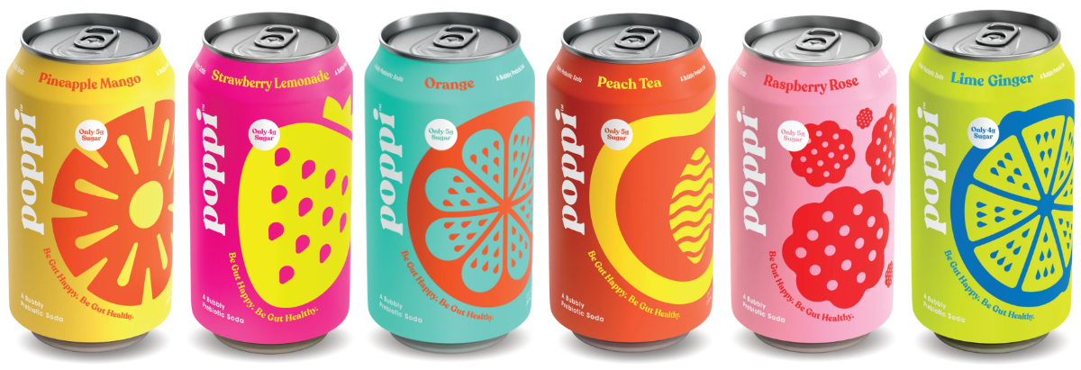 Poppi prebiotic sodas