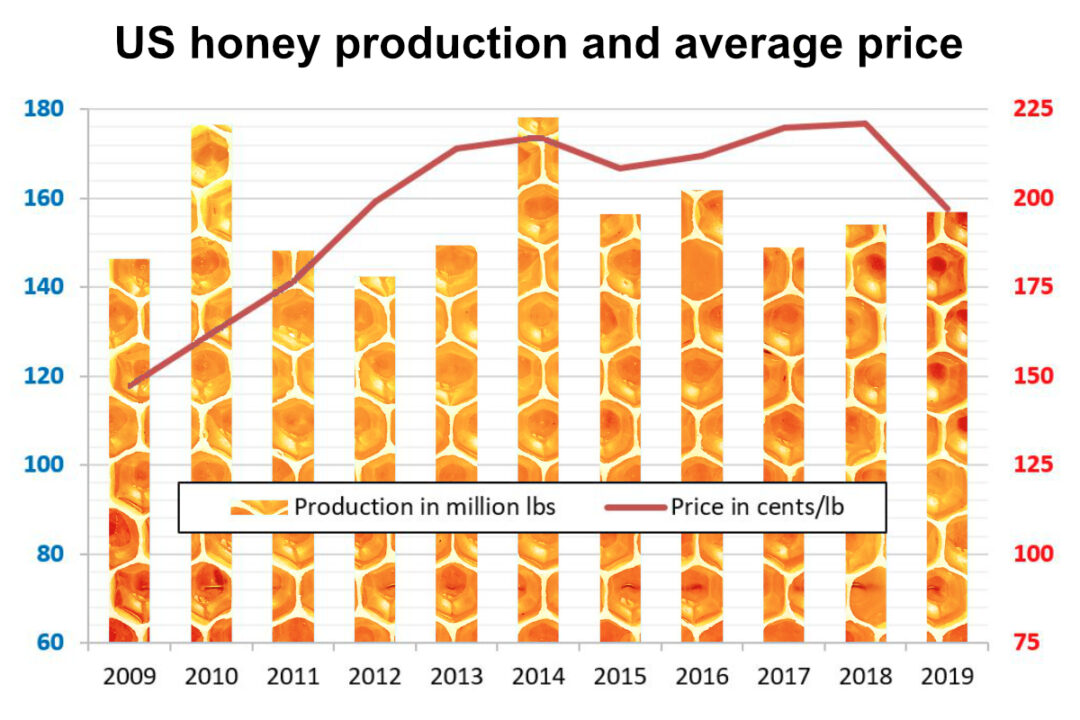 Honey prices down 11 in 2019, production up 2 20200325 Food