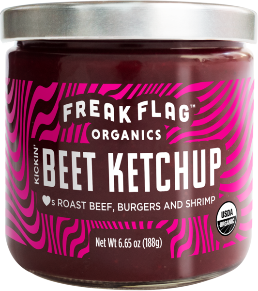 Freak Flag Organics beet ketchup