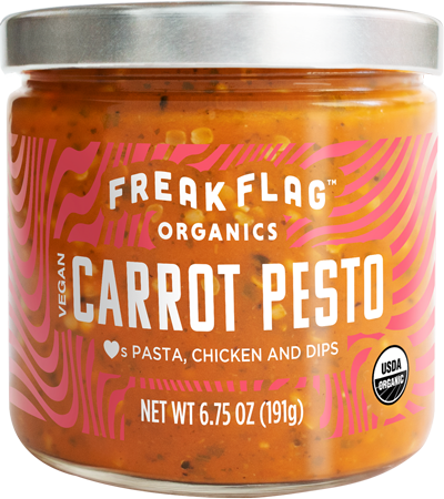 Freak Flag Organics carrot pesto