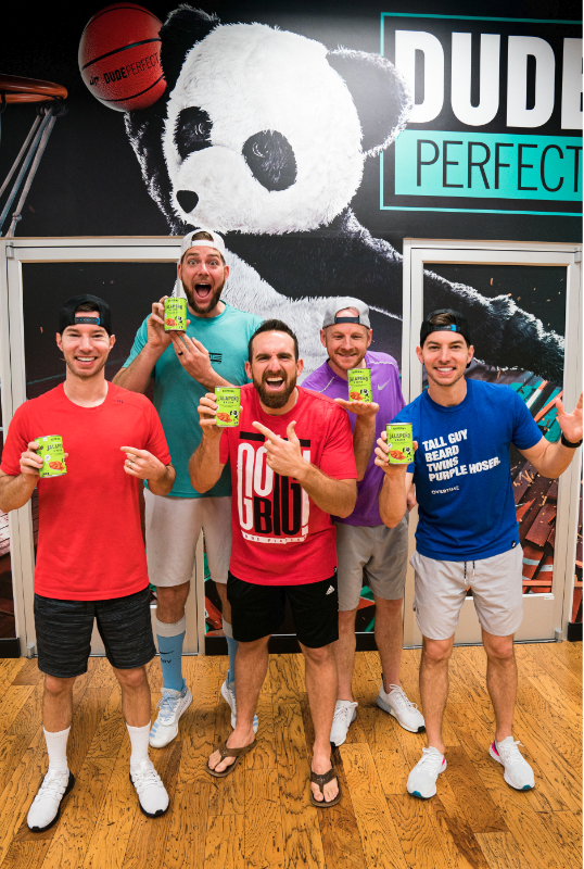 Dude Perfect with Serious Bean Co beans