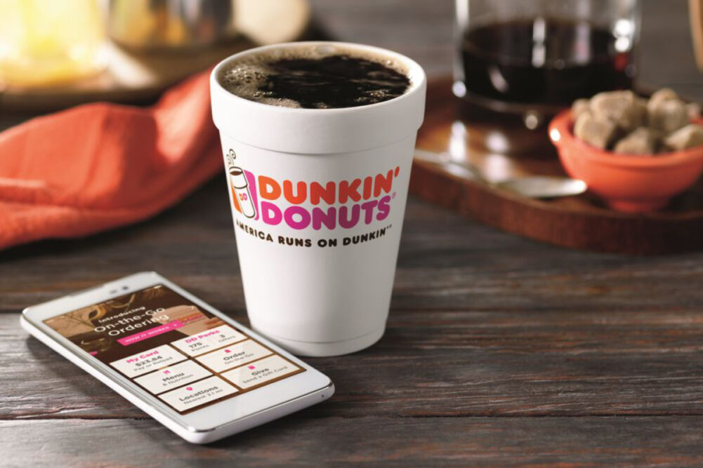 Dunkin mobile ordering