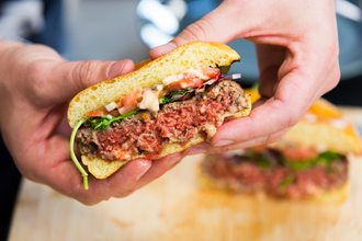 Impossible Foods plant-based burger