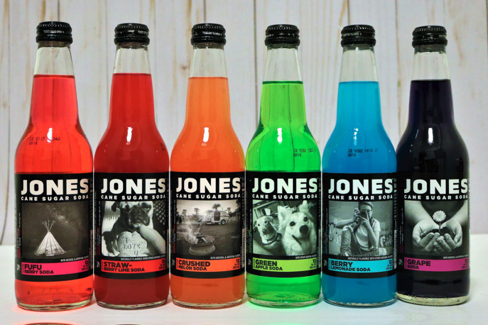 Jones Soda beverages