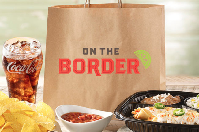 On the Border to-go bag and meal