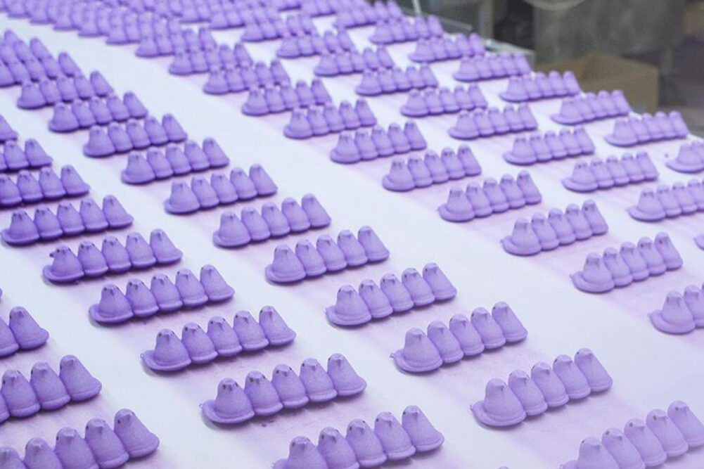 Peeps production line