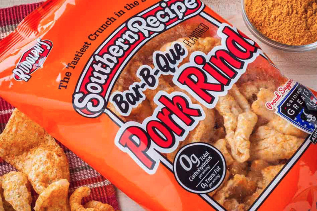 Rudolph Foods Southern Recipe barbecue pork rinds
