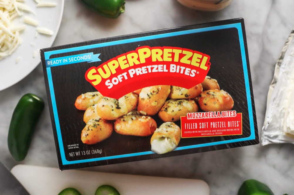 Superpretzel mozzarella pretzel bites