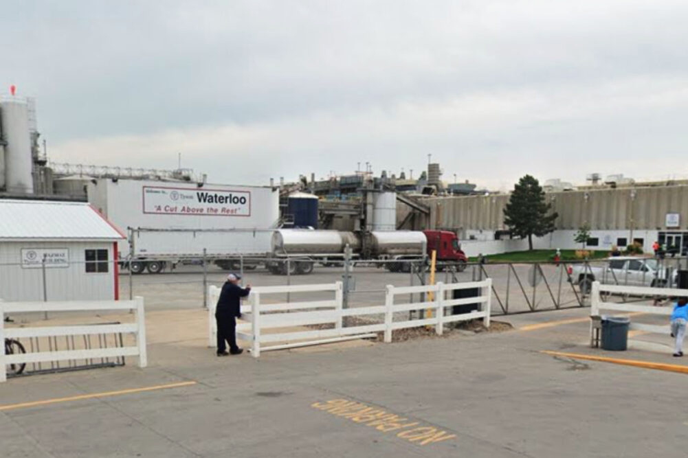 Tyson Foods Waterloo, IA, pork processing plant