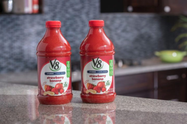 Campbell Soup sustainable V8 packaging