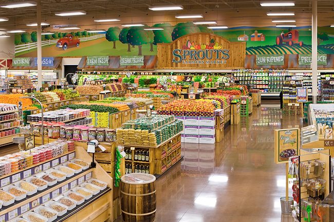 Sprouts store interior
