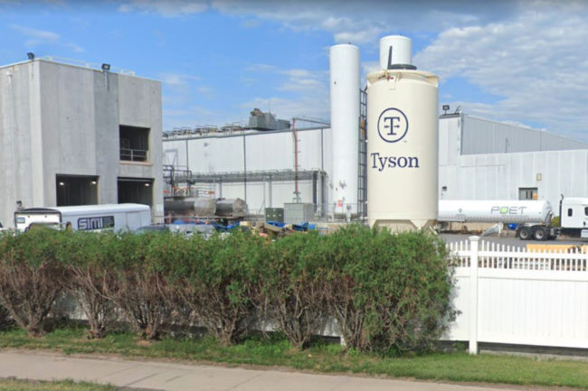 Tyson Foods Storm Lake, Iowa, pork plant
