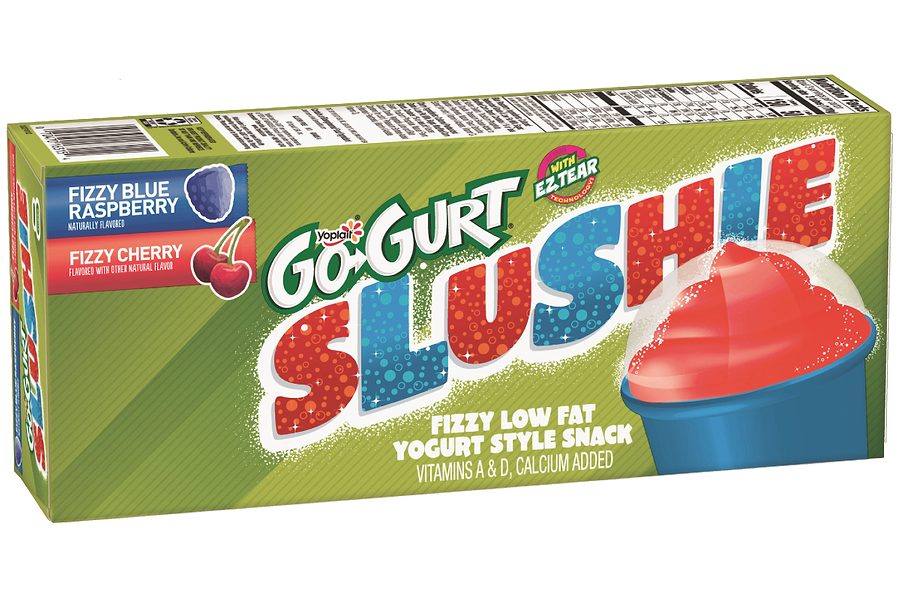 Yoplait Go-Gurt Slushie. 