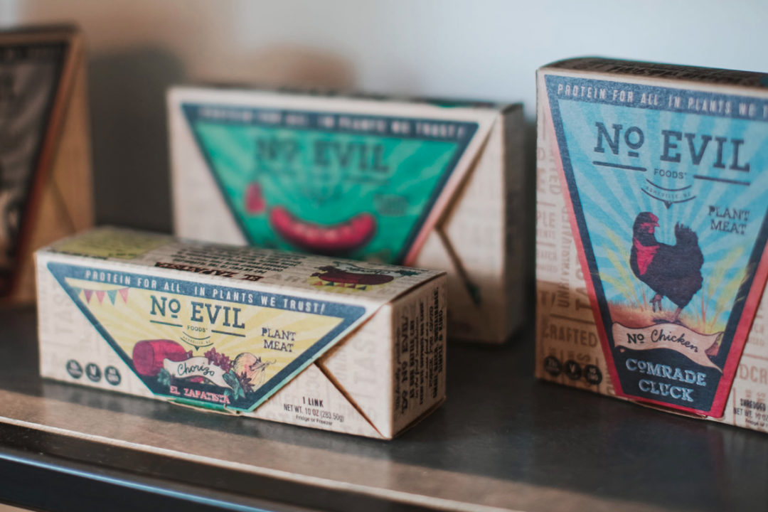 No Evil Foods plant-based products