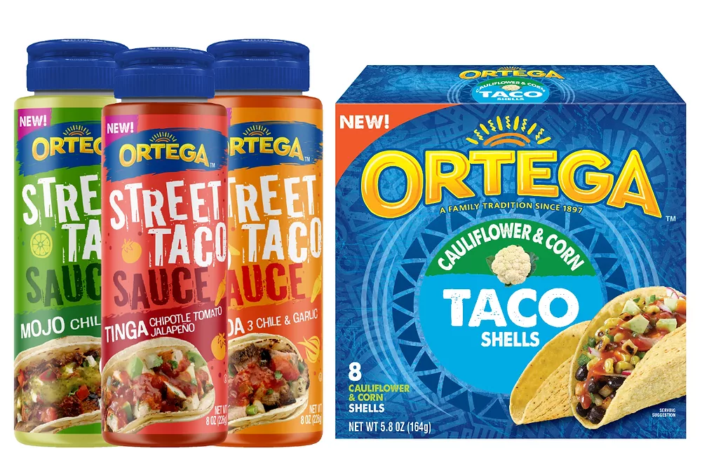 Ortega Street Taco Sauces and Caulicorn Shells