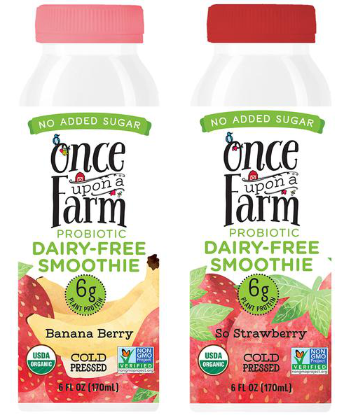 once upon a farm dairy-free smoothies