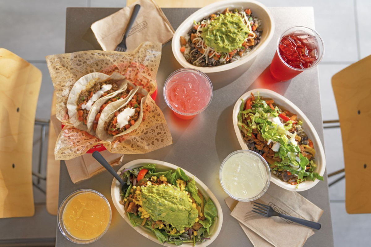 Chipotle Tractor Beverages on table