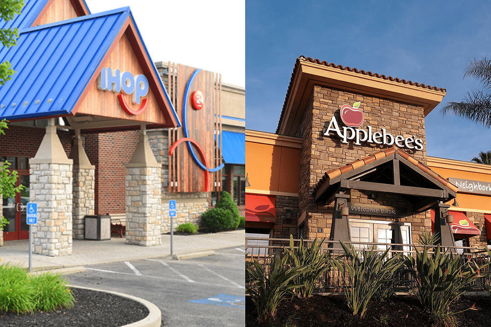 IHOP and Applebee's store exteriors