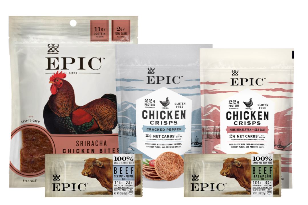 Epic Privisions keto-friendly chicken crisps