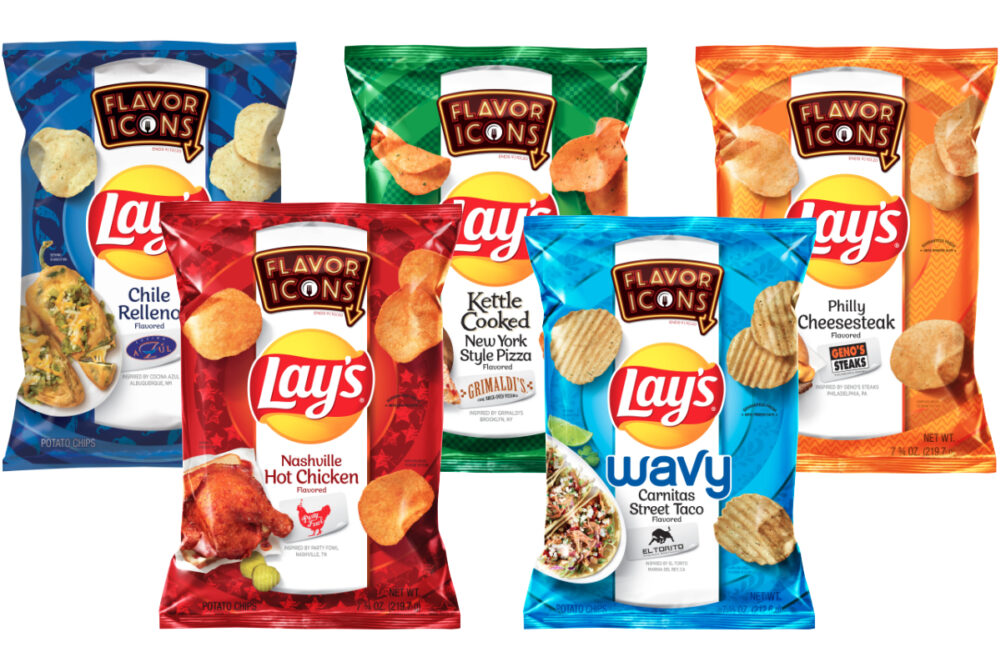 New Lay’s chips feature flavors of five US restaurant dishes 202007