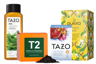 Tazo, Pukka Herbs and T2 tea products