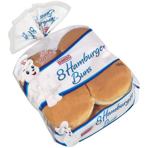 Hamburger buns from Bimbo Bakeries