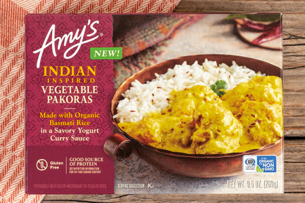Amy's Kitchen's frozen Indian food