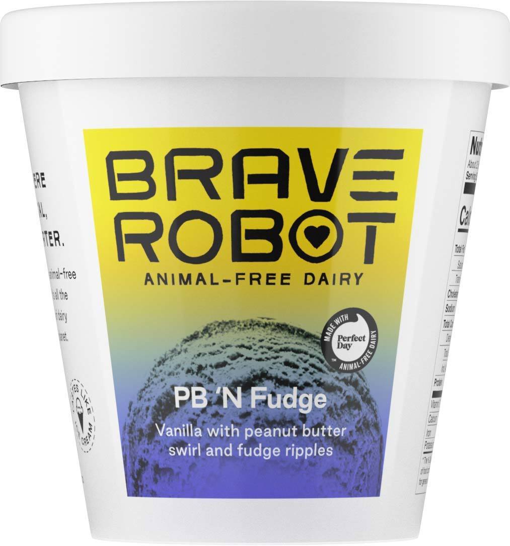 Brave Robot dairy-free PB N' Fudge dairy-free ice cream
